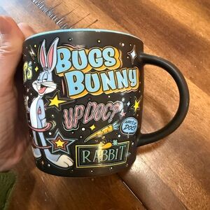 Six Flags Magic Mountain Looney Tunes Bugs Bunny Ceramic Wide Mug